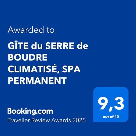 Gite Du Serre De Boudre Climatise, Spa Permanent Buisson Ngoại thất bức ảnh