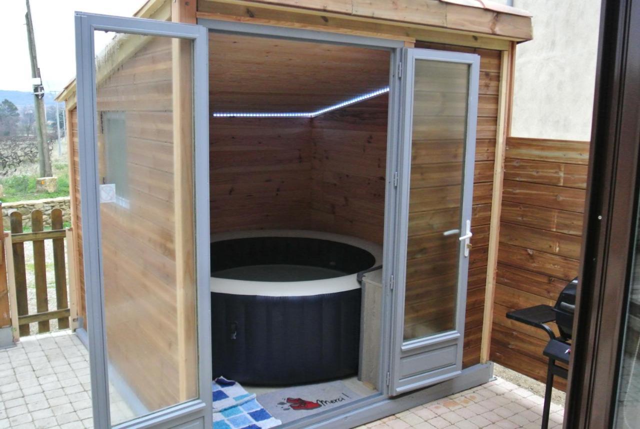 Gite Du Serre De Boudre Climatise, Spa Permanent Buisson Ngoại thất bức ảnh