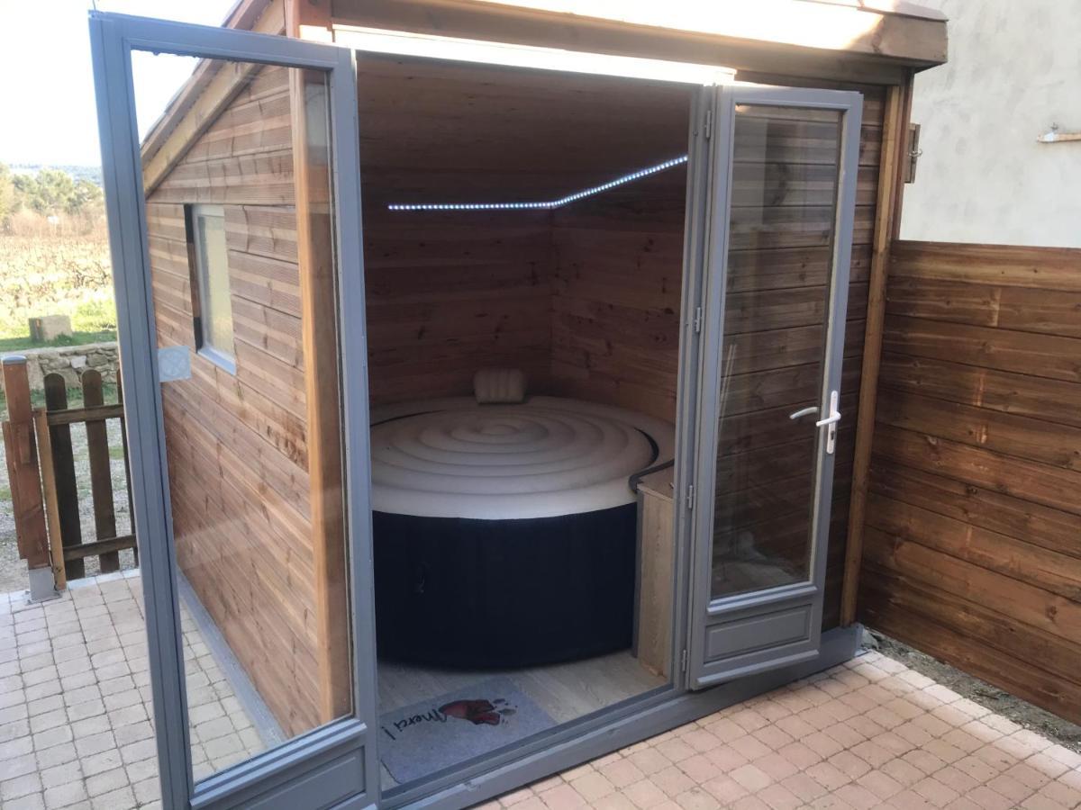 Gite Du Serre De Boudre Climatise, Spa Permanent Buisson Ngoại thất bức ảnh